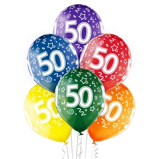 Gimtadienio balionai "50"
