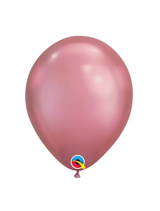 Rožiniai chrominiai balionai