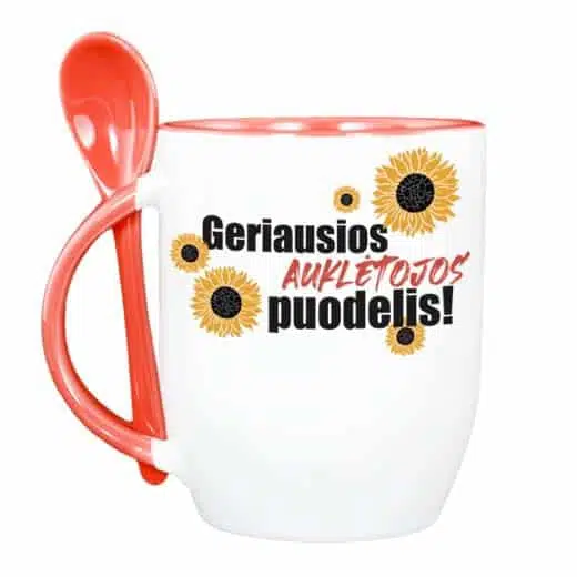 Puodelis "Auklėtojai" (350ml.)