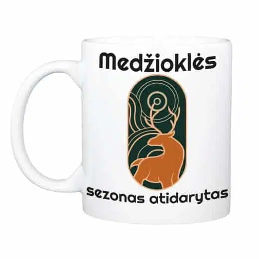 Puodelis medžiotojui (330ml.)