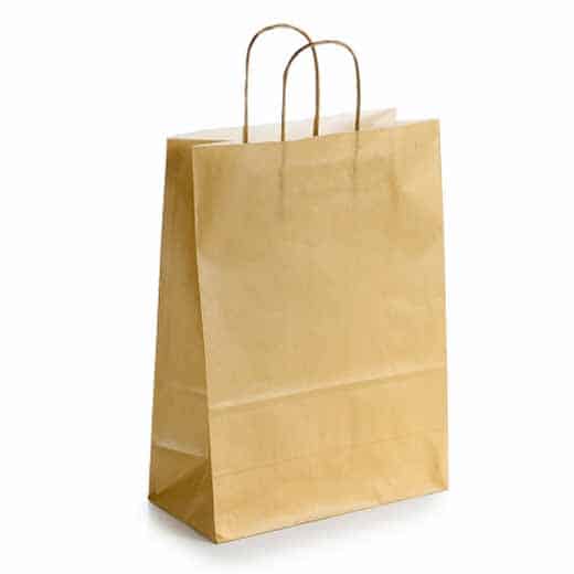 Popierinis dovanų maišelis (rudas)