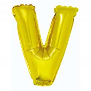 Folinis balionas "Raidė V" 35cm.