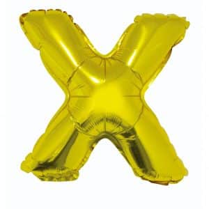 Folinis balionas "Raidė X" 35cm.