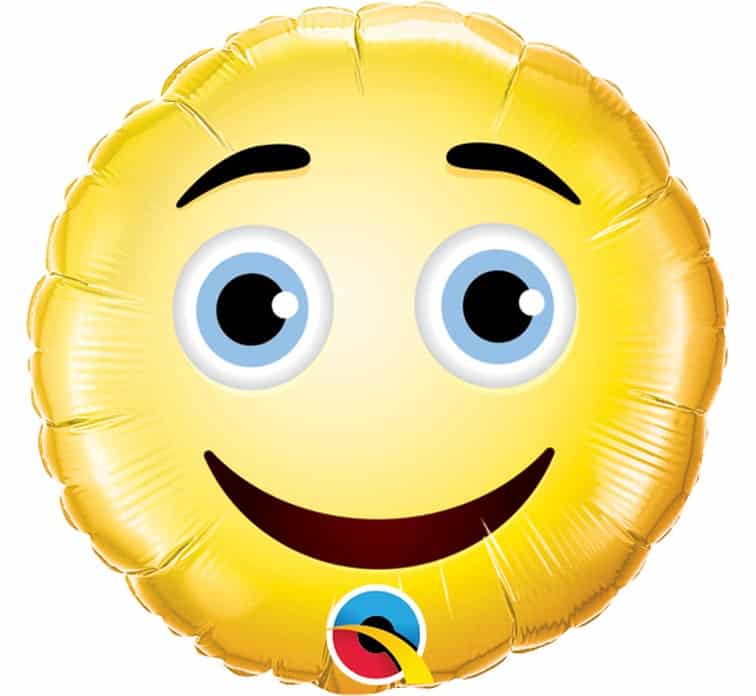Folinis balionas "Smile" 9 cm