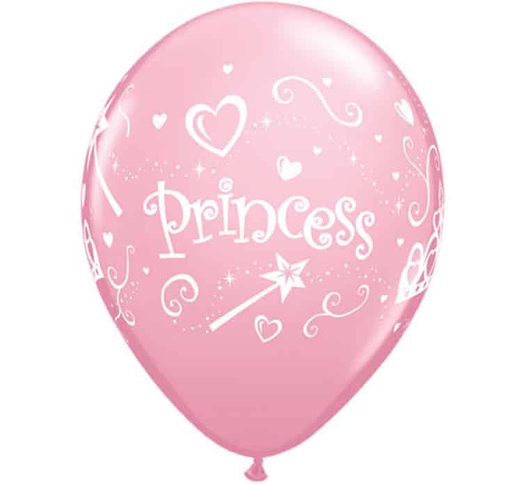 guminiai balionai princesė