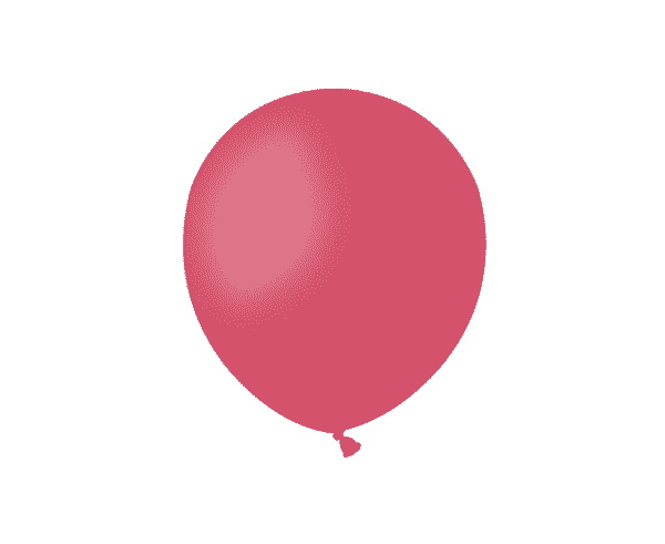 Raudoni pasteliniai guminiai balionai
