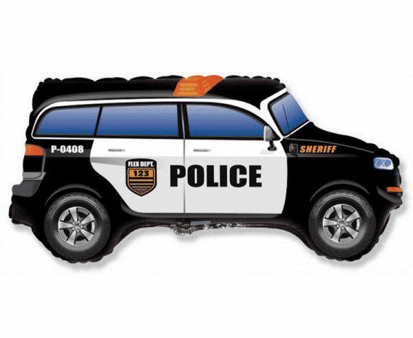 Folinis balionas "Policijos automobilis" 24"