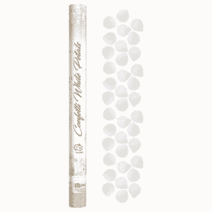 Konfeti-"Balti-rožių-žiedlapiai"-60cm