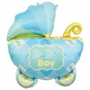 Folinis balionas "Baby boy" 60x60cm