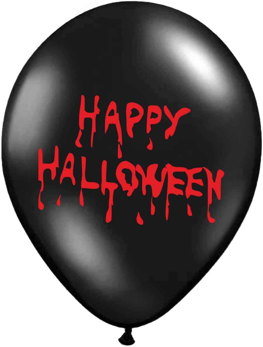 Guminiai balionai "Happy Halloween" 12"/30cm/50vnt