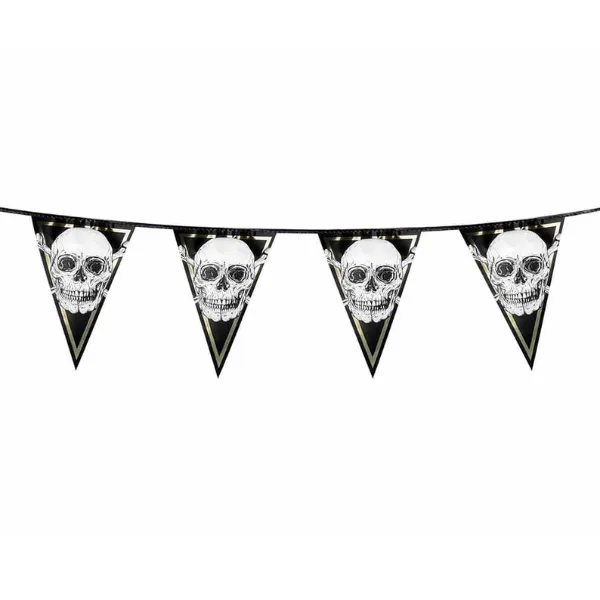 Girlianda kaukolė, dekoracija