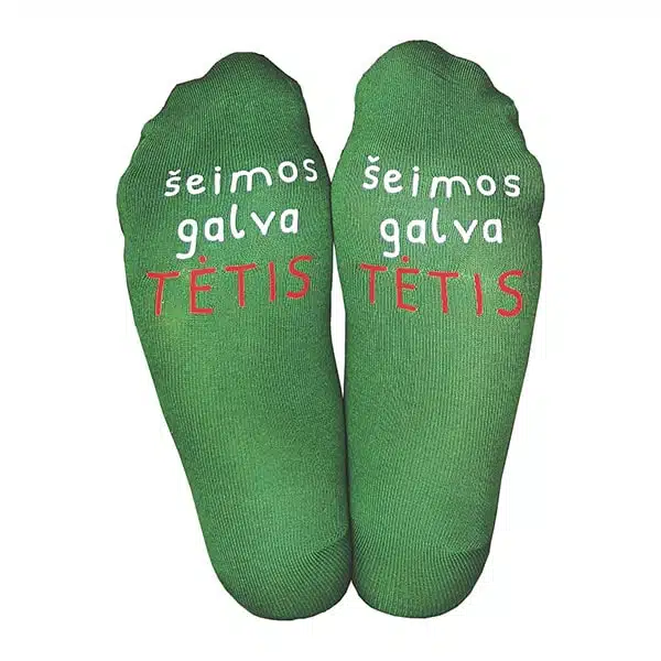 Kojinės Šeimos galva tėtis