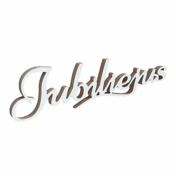 Pastatomas žodis jubiliejus