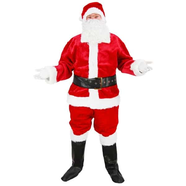 Kalėdų senelio kostiumas su kelnėmis