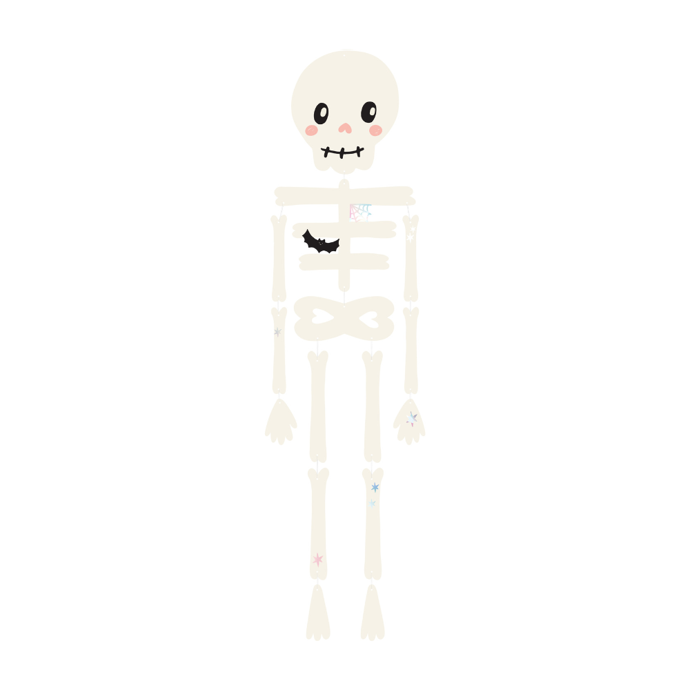dekoracija skeletas