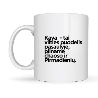 Puodelis Kava – tai vilties puodelis pasaulyje