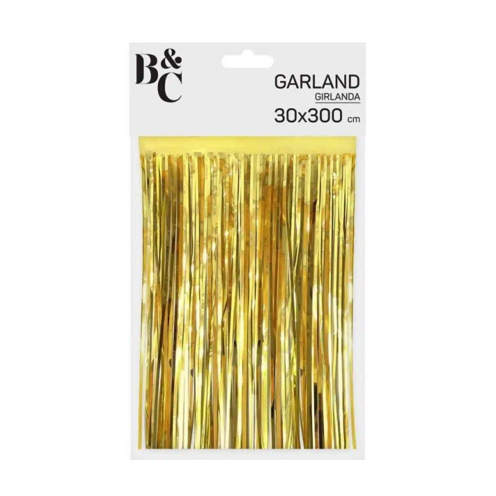 Dekoracija- girlianda Auksiniai kutai