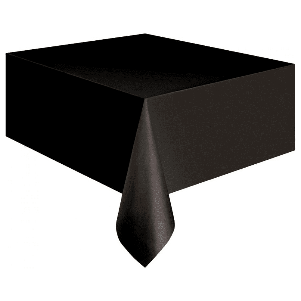 Juoda vienkartinė staltiesė